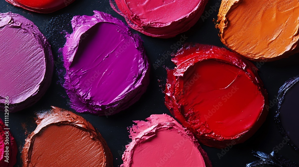 Colorful Lipstick Swatch Palette Colorful Lipstick Swatch Palette