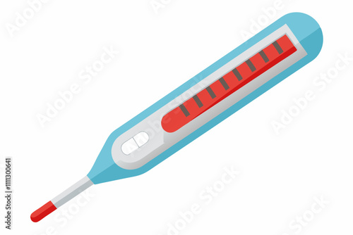 Beautiful medical white plastic modern electronic digital thermometer