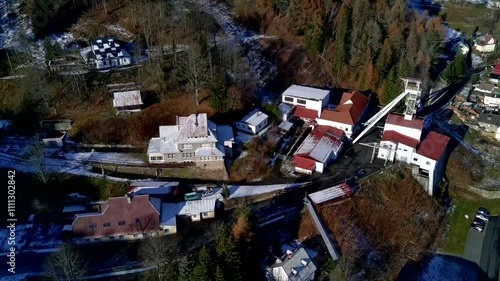 Einigkeitsschacht Einigkeit Jachymov Joachimsthal Erzgebirge Fördergerüst photo