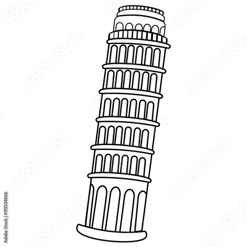 pisa tower city tower sketch