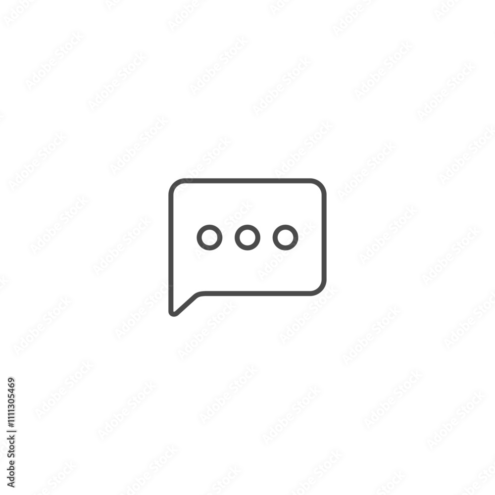 Chat icon template vector illustration Chat icon template vector illustration