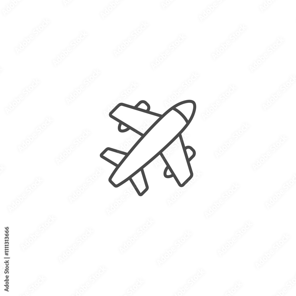 Plane icon template vector illustration Plane icon template vector illustration