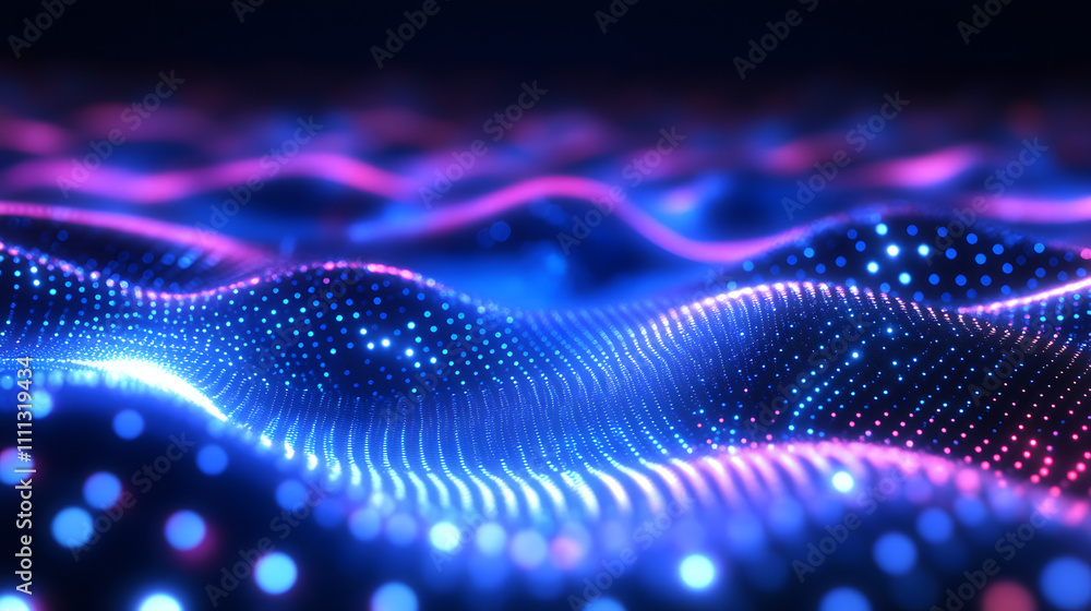 Neon illuminated dynamic sheets wallpaper. Abstract business background
Neon illuminated dynamic sheets wallpaper. Abstract business background