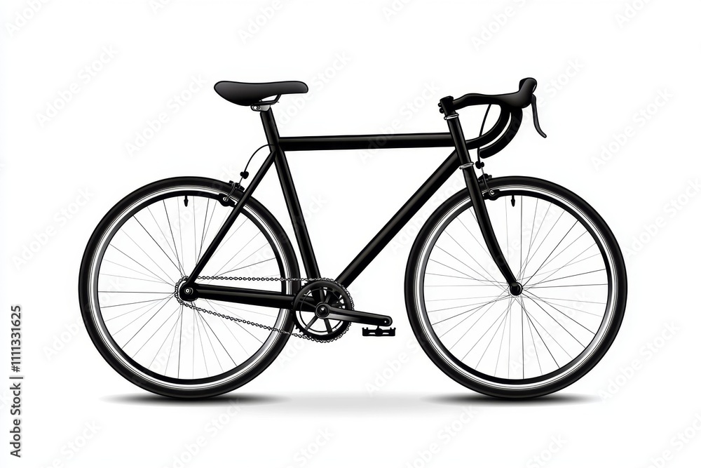 A minimalist illustration of a bicycle wheel with clean black spokes, drawn in bold lines on a white background A minimalist illustration of a bicycle wheel with clean black spokes, drawn in bold lines on a white background