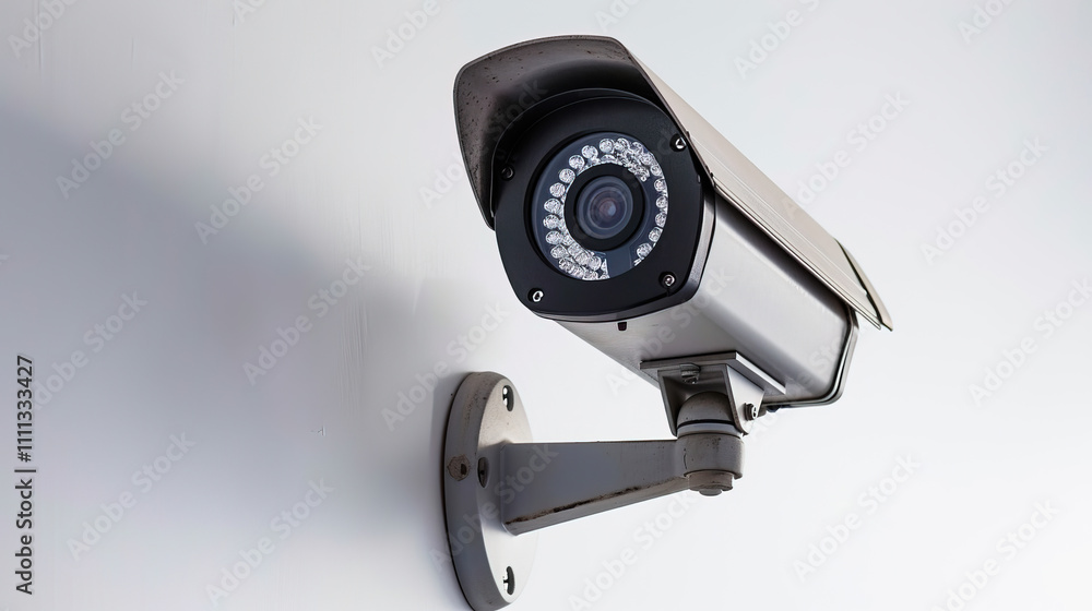 security camera on white background. cctv on white background security camera on white background. cctv on white background