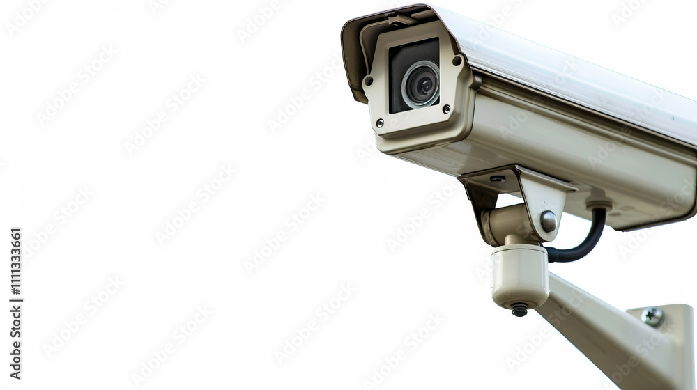 security camera on white background. cctv on white background security camera on white background. cctv on white background