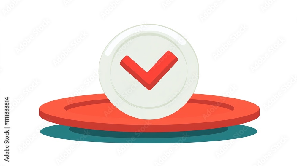 Image showcasing Vector icon illustration of a food order status, featuring a clear and ...
