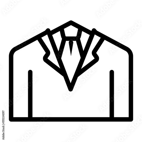 suit Line Icon