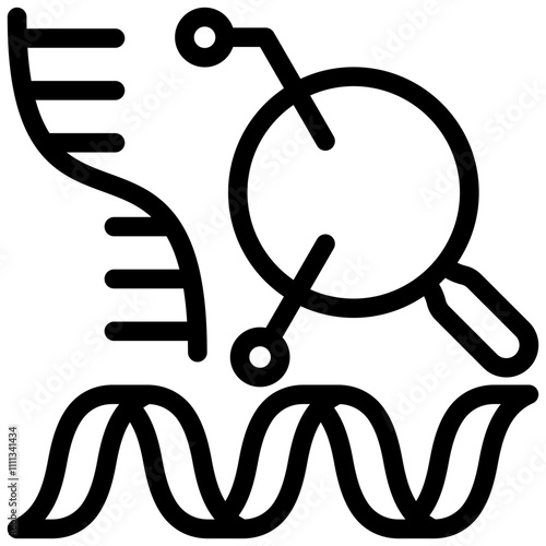 Dna Analysis Icon