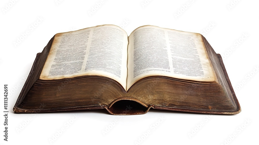 old book isolated on white background old book isolated on white background