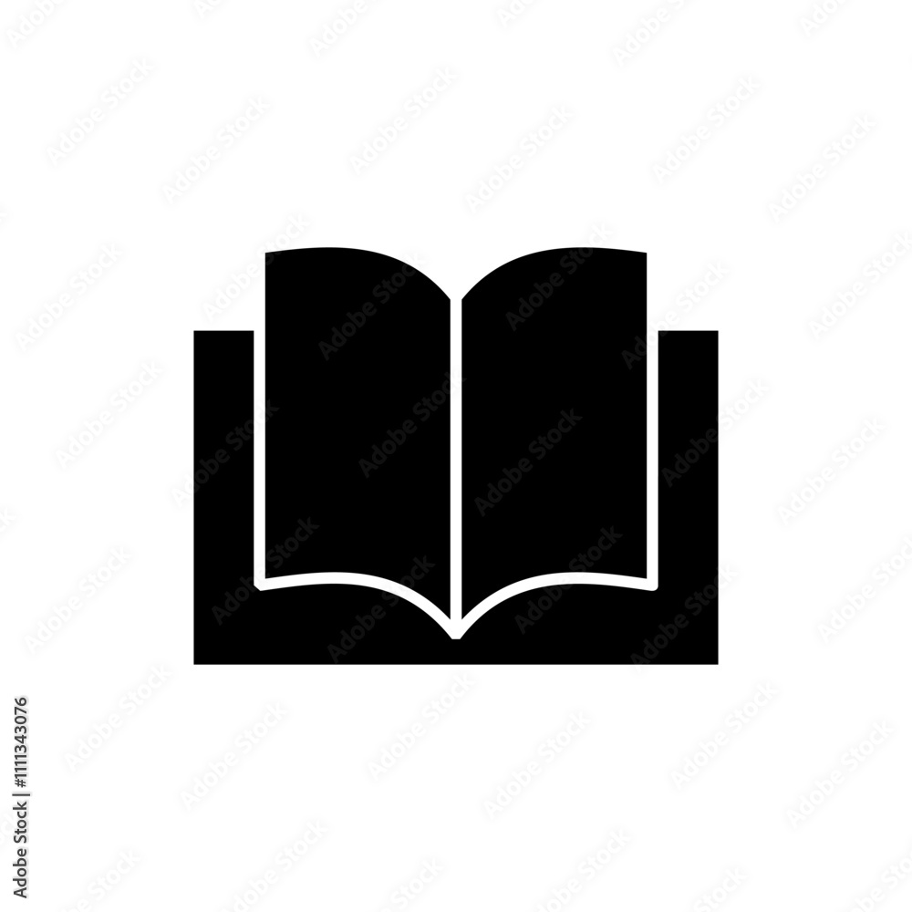Book icon vector. open book sign and symbol. ebook icon Book icon vector. open book sign and symbol. ebook icon