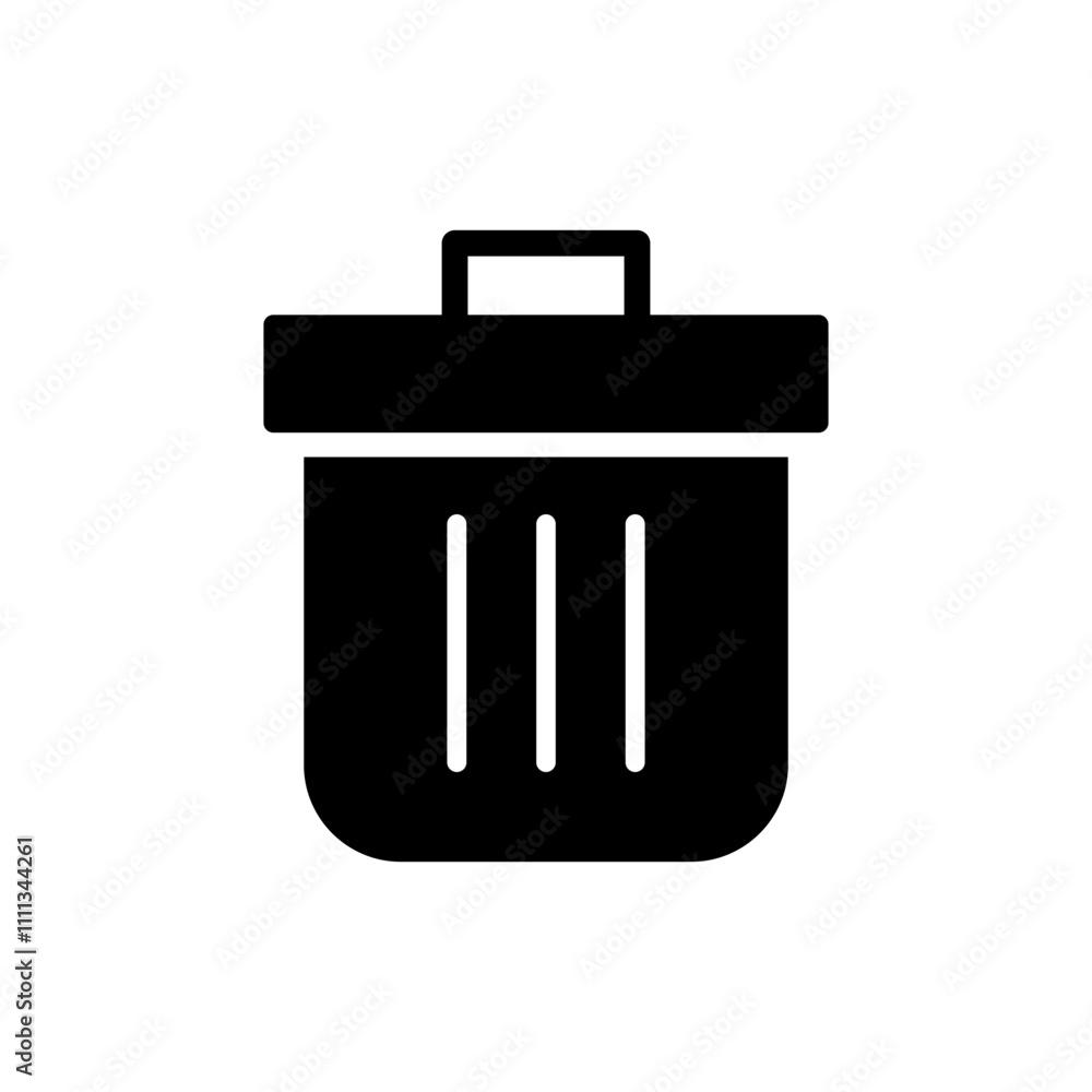 Trash icon vector. trash can icon. delete sign and symbol. Trash icon vector. trash can icon. delete sign and symbol.