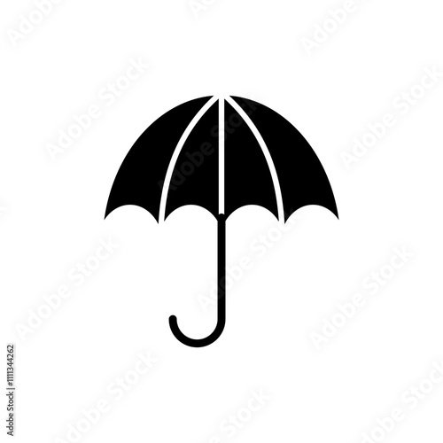 Umbrella icon vector. umbrella sign and symbol