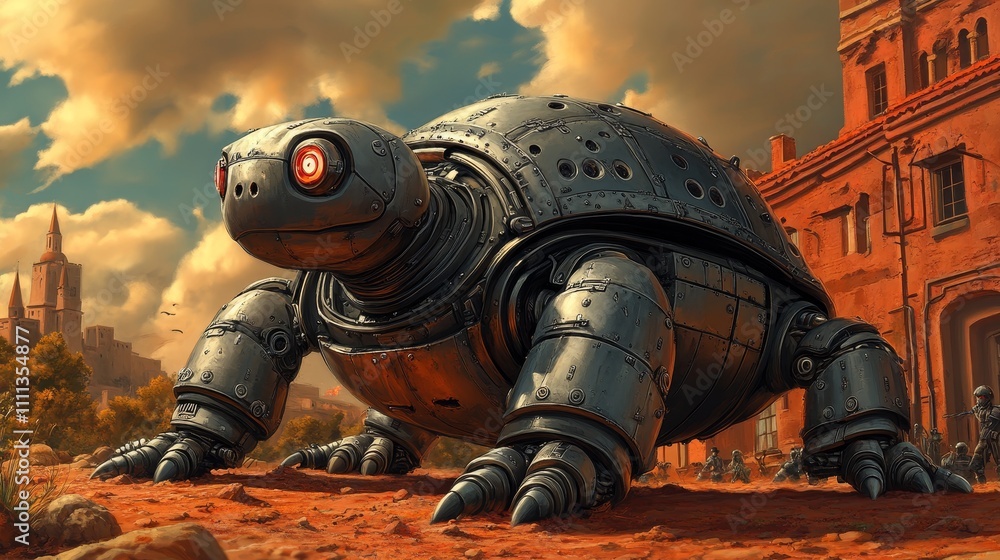 Mechanical Turtle in a Steampunk World Mechanical Turtle in a Steampunk World