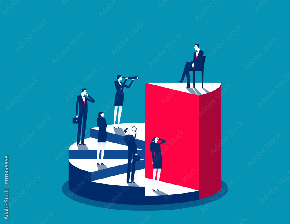 Fotografie Leadership and challenge