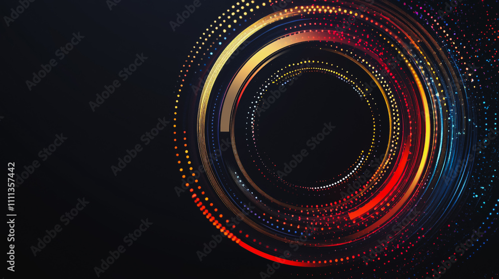 Abstract white background with Colorful circle lines. Digital future technology . Abstract business connection of lines from nodes innovation of communication in the network. Abstract white background with Colorful circle lines. Digital future technology . Abstract business connection of lines from nodes innovation of communication in the network.
