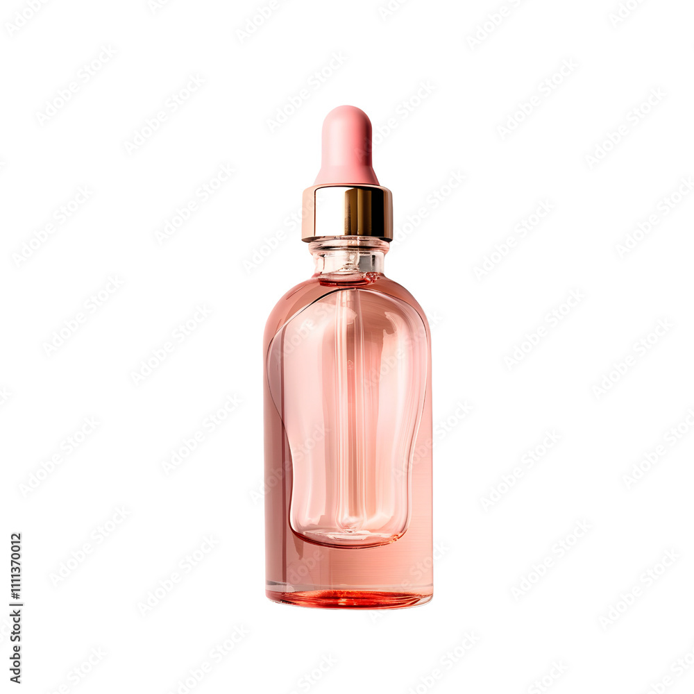 Glass bottle on a white background Glass bottle on a white background