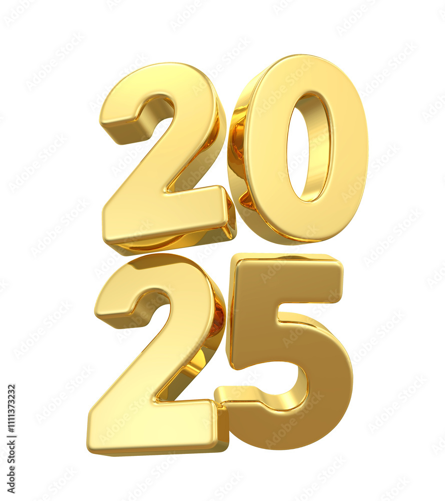 2025 Gold Number New Year 2025 Gold Number New Year