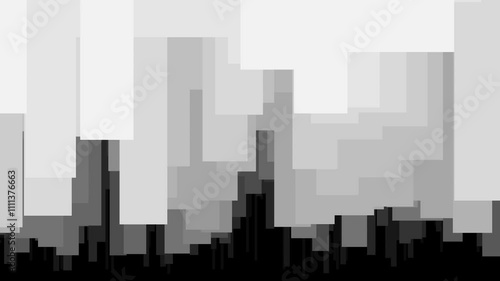 Smooth Abstract Urban Skyline Background photo