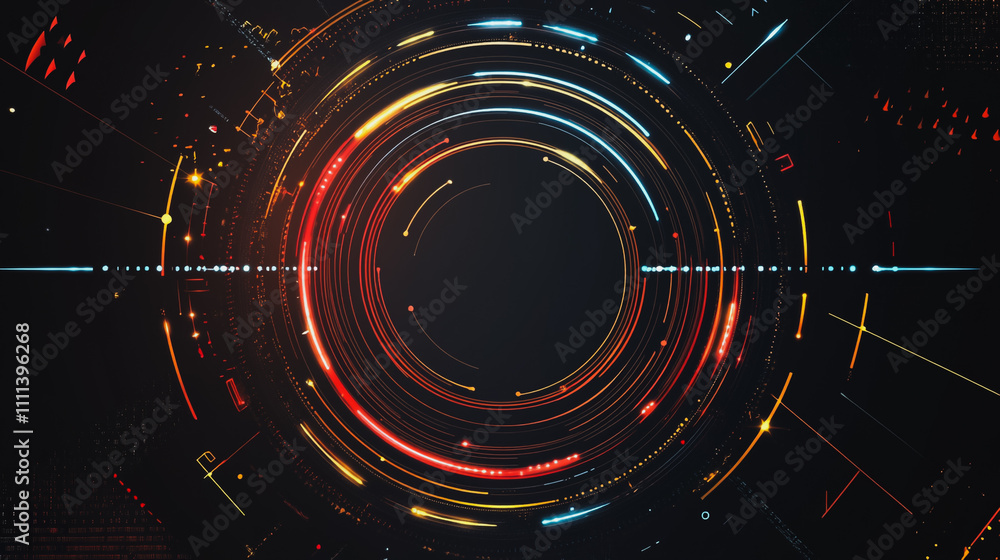 Abstract black background with Colorful geometric lines. Digital future technology . Abstract business connection of lines from nodes innovation of communication in the network.
Abstract black background with Colorful geometric lines. Digital future technology . Abstract business connection of lines from nodes innovation of communication in the network.
