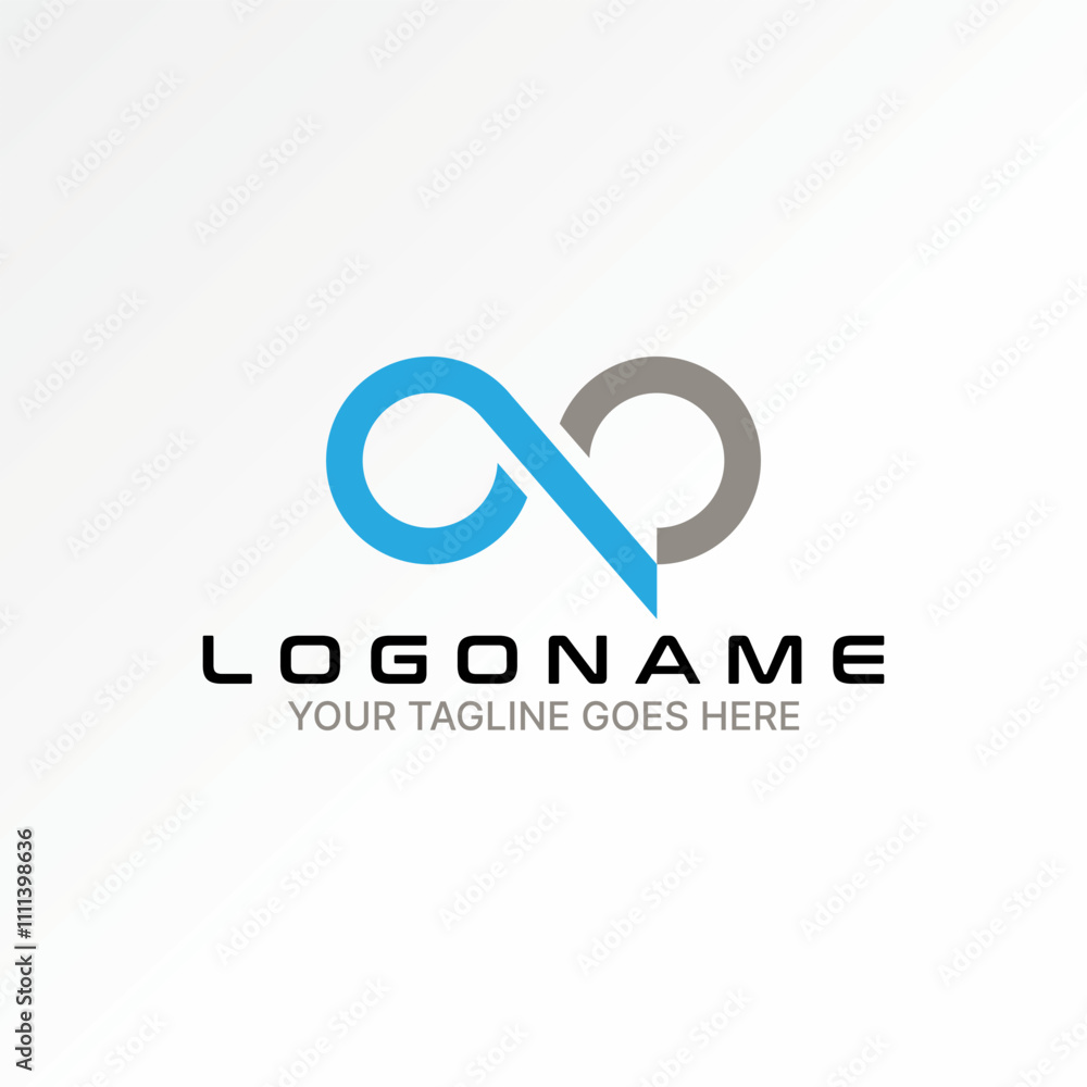 Logo design graphic concept creative premium vector stock image graphic initial CP CC OP QC font connected infinity circle to monogram typography tech Logo design graphic concept creative premium vector stock image graphic initial CP CC OP QC font connected infinity circle to monogram typography tech