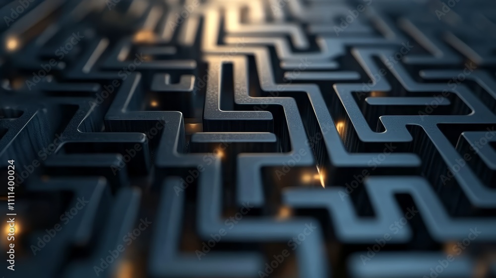 A captivating maze illuminated by radiant light beam, visual journey through intricate paths and shadows A captivating maze illuminated by radiant light beam, visual journey through intricate paths and shadows