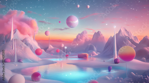 surreal dreamscape landscape photo