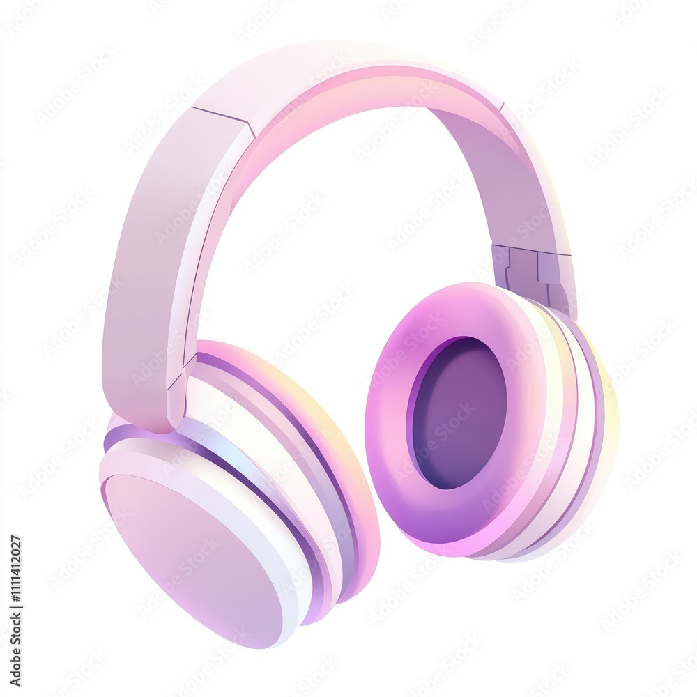 Pastel pink headphones. Pastel pink headphones.