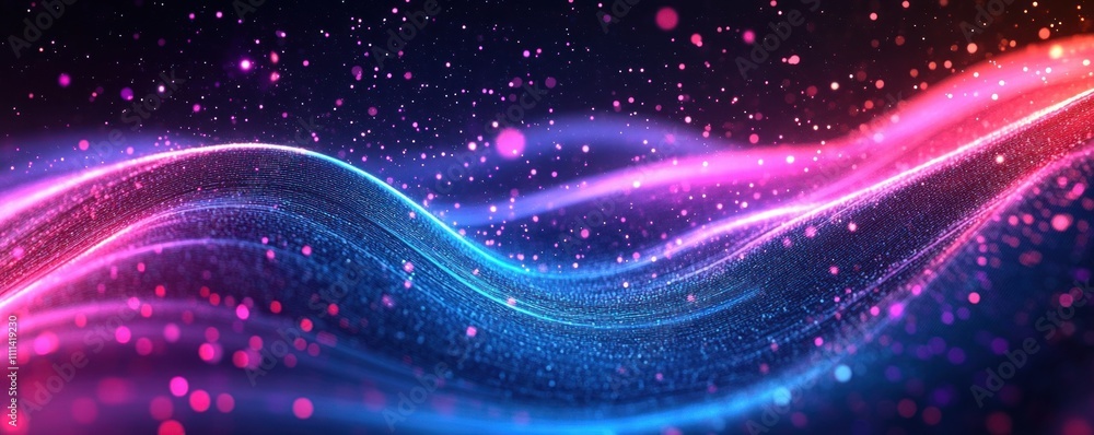 Vibrant Neon Digital Wave Abstract Background for Technology AI Data Graphics Vibrant Neon Digital Wave Abstract Background for Technology AI Data Graphics