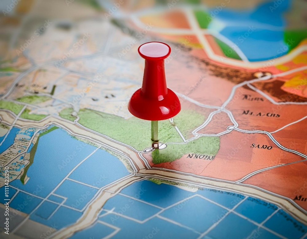 Map with a marked location, illustrating geographic positioning and site identification. Map with a marked location, illustrating geographic positioning and site identification.