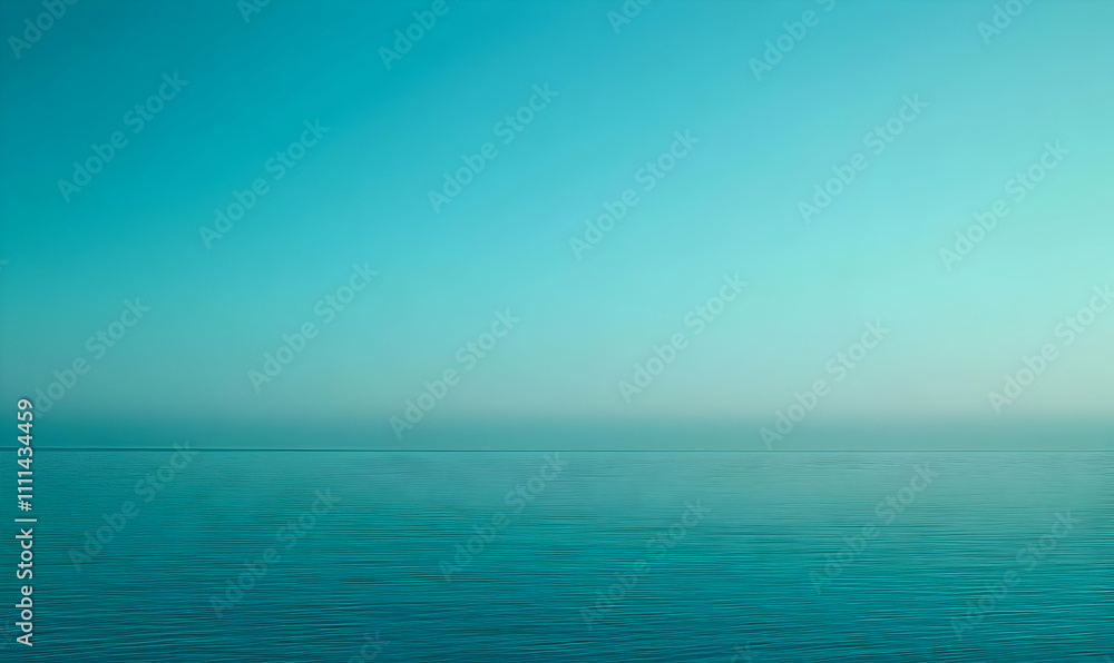 A serene seascape with a gradient of turquoise hues meeting a calm horizon. A serene seascape with a gradient of turquoise hues meeting a calm horizon.