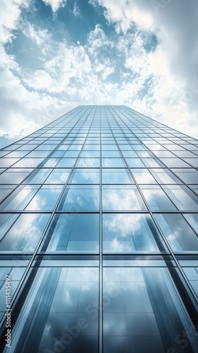 Glass Skyscraper Reaching for the Sky