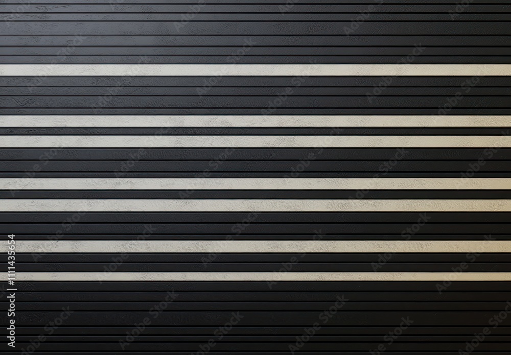 Minimalist Abstract Black and White Horizontal Stripes Design Minimalist Abstract Black and White Horizontal Stripes Design