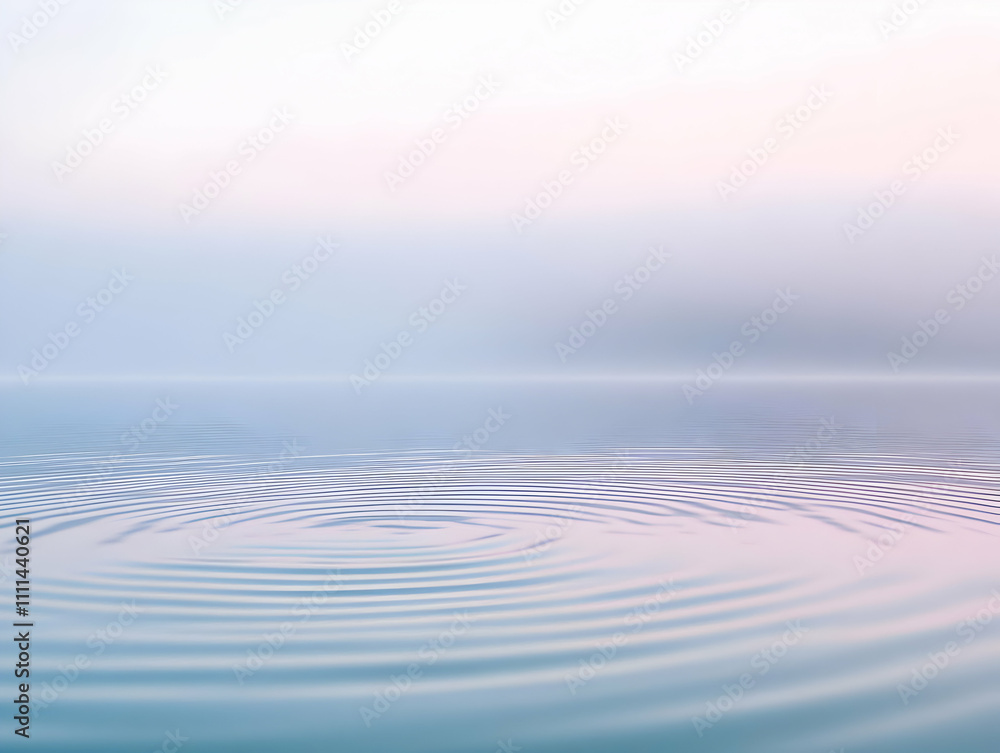 A serene water surface with gentle ripples and a soft pastel sky. A serene water surface with gentle ripples and a soft pastel sky.