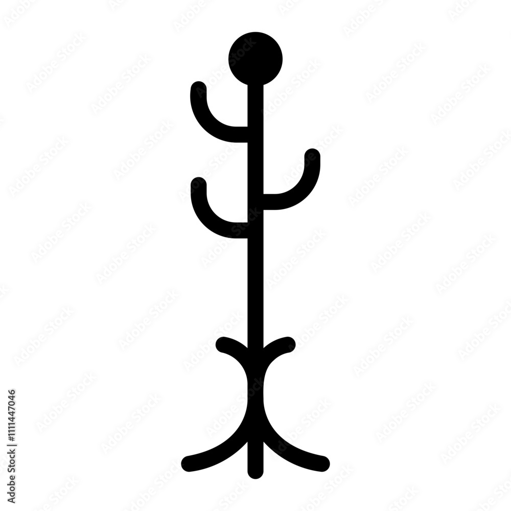 coat stand Solid icon coat stand Solid icon