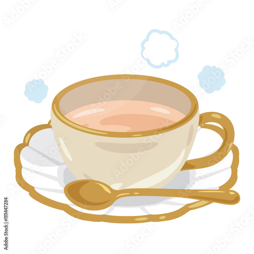 カップに入ったロイヤルミルクティー