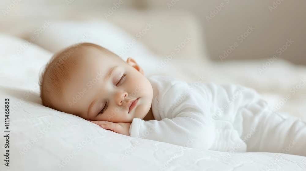 Tranquil image of a sleeping baby being cradled and comforted by the soothing nurturing care of a parent The infant s peaceful Tranquil image of a sleeping baby being cradled and comforted by the soothing nurturing care of a parent The infant s peaceful