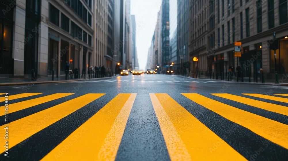 Obraz premium Bustling pedestrian zones filled with captivating street performers and a diverse tapestry of city life creating an engaging and memorable urban experience for the passerby