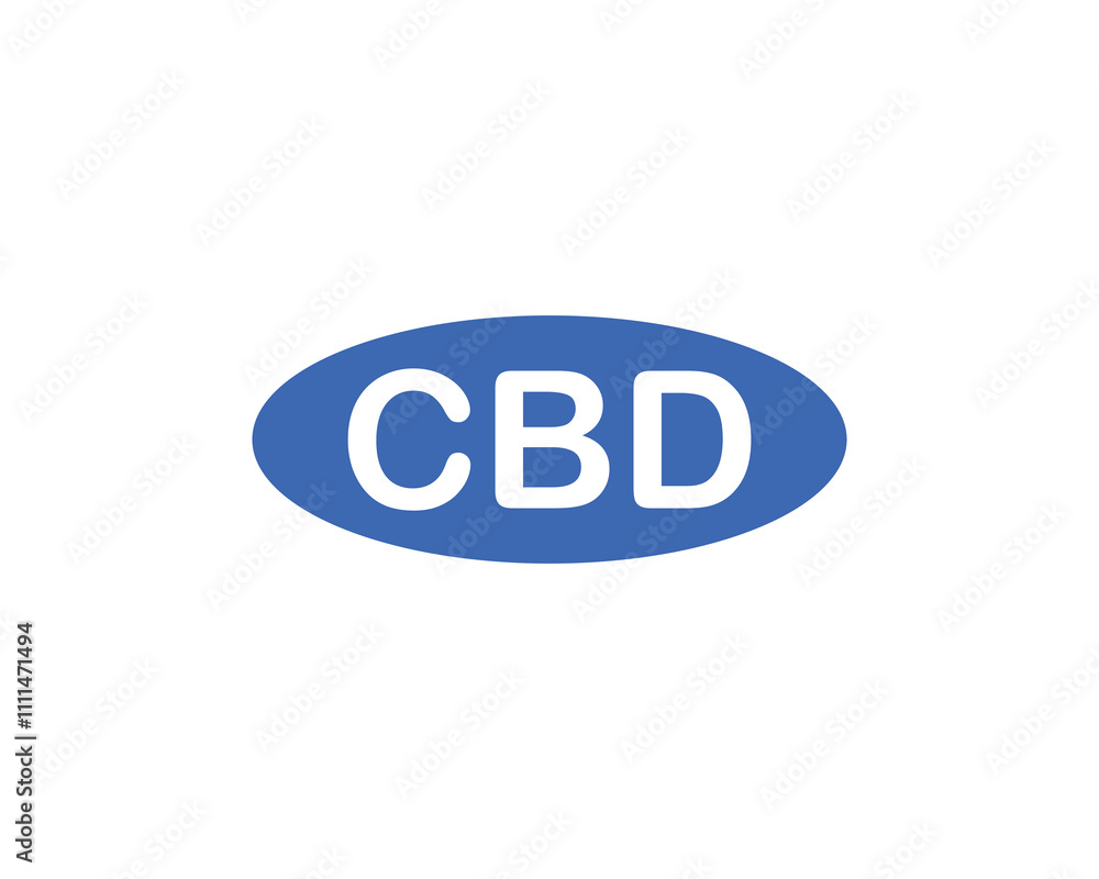 CBD logo design vector template. CBD CBD logo design vector template. CBD
