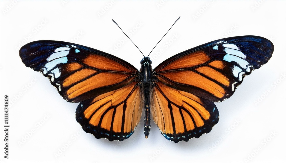 Fototapeta premium butterfly on isolated white background