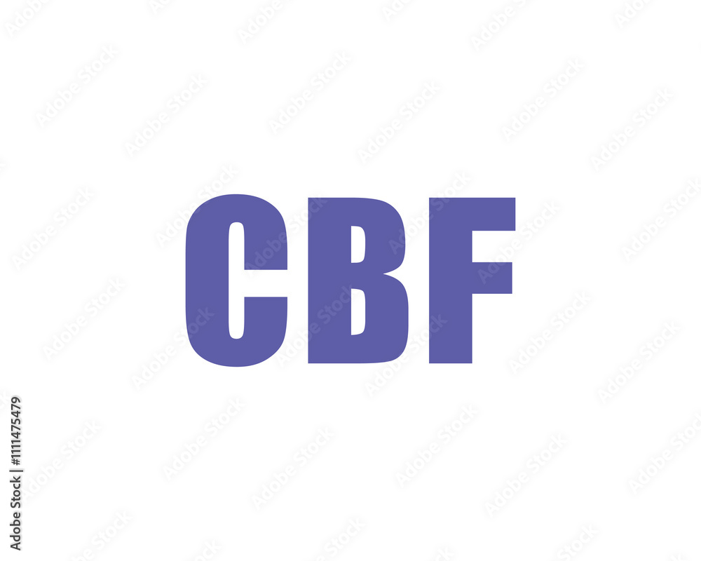 CBF Logo design vector template. CBF CBF Logo design vector template. CBF