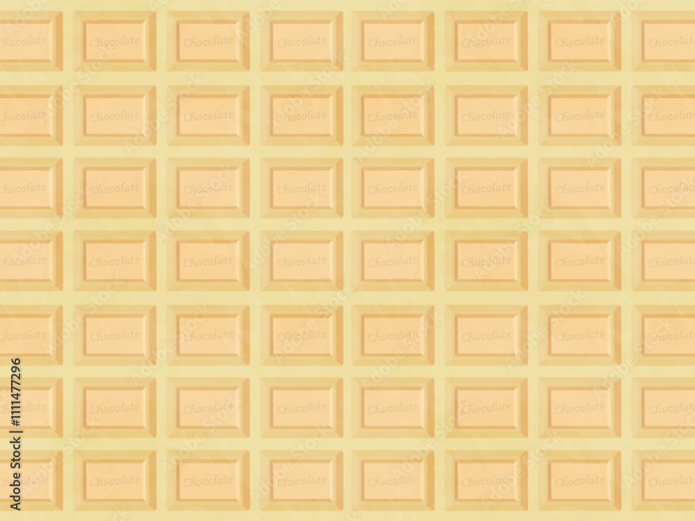 板チョコのパターン(ホワイトチョコ) 板チョコのパターン(ホワイトチョコ)
