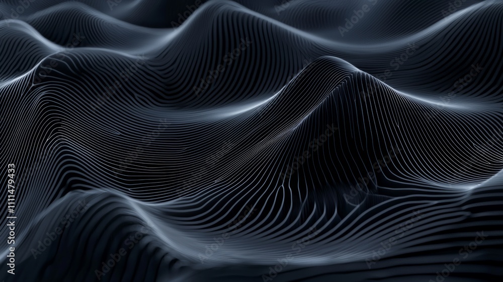 A generative art piece representing relaxation as a continuous flow of evolving patterns A generative art piece representing relaxation as a continuous flow of evolving patterns