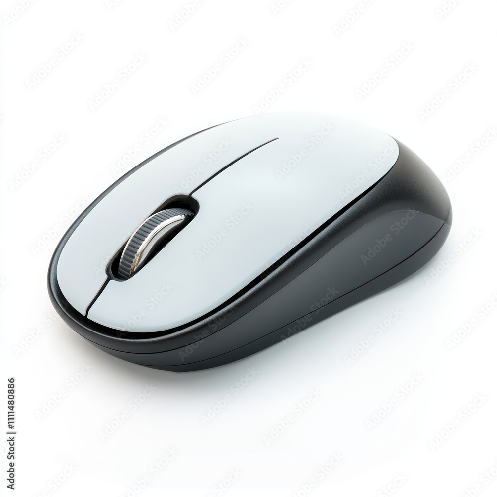 Wireless Computer Mouse Isolated on White Background Wireless Computer Mouse Isolated on White Background