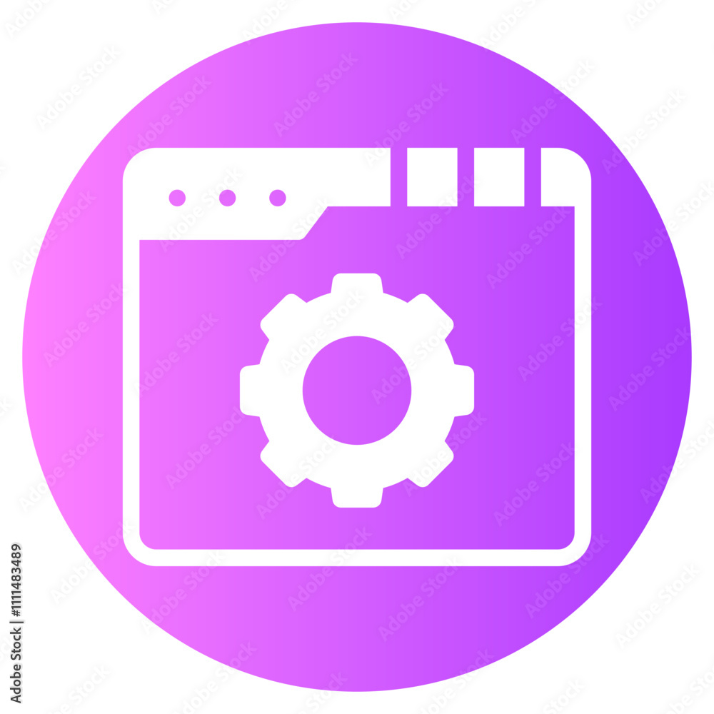gear gradient icon gear gradient icon