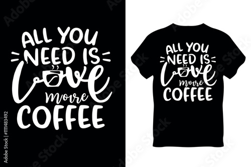 National coffee day vector t-shirt