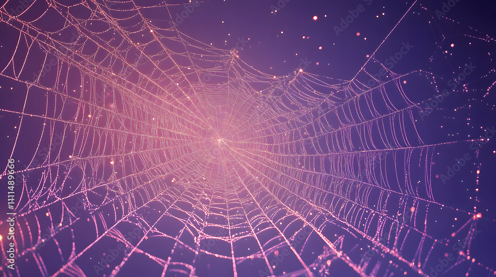 Obraz premium Spider Web illustration background