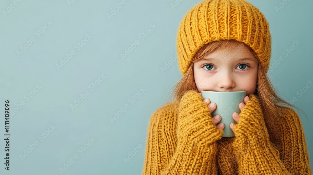 A parent comforting and caring for their child during the winter flu season by ensuring proper and serving warm nourishing soup to aid in the recovery process A parent comforting and caring for their child during the winter flu season by ensuring proper and serving warm nourishing soup to aid in the recovery process