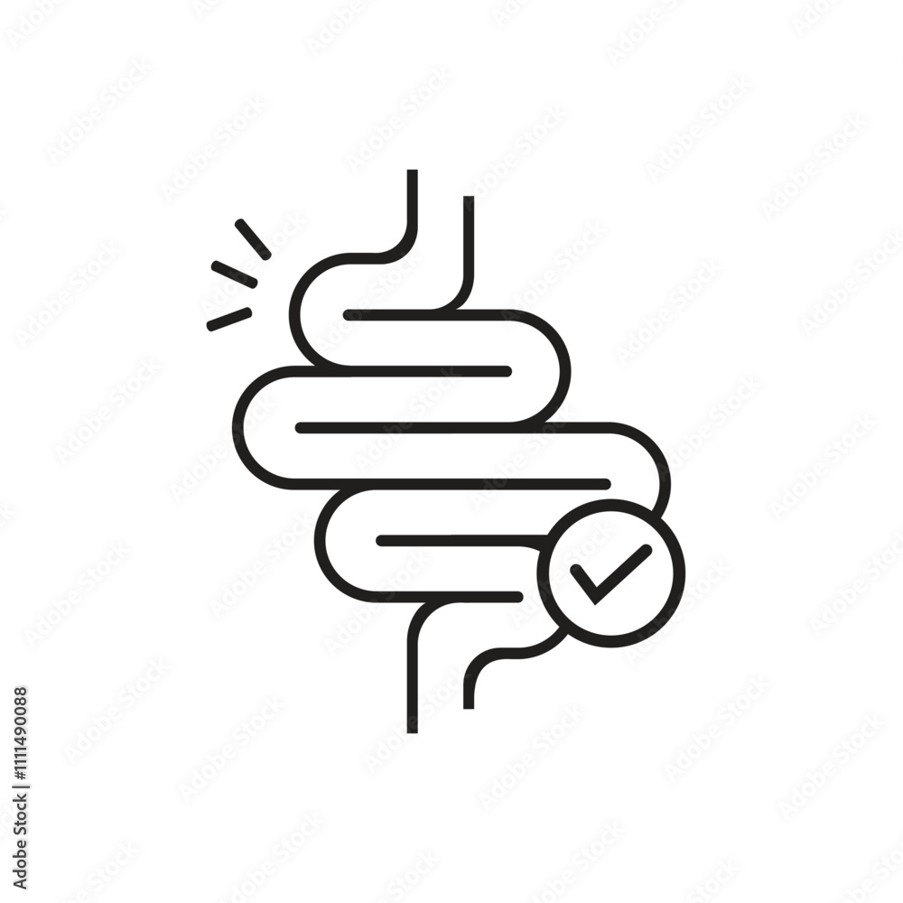 Healthy Intestine icon, Digestion sing for design, icon, vector. Healthy Intestine icon, Digestion sing for design, icon, vector.