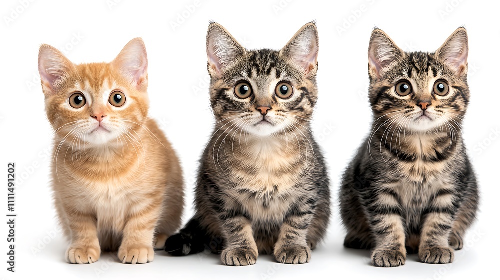 Adorable Kittens Orange Tabby and Brown Tabby Cats Adorable Kittens Orange Tabby and Brown Tabby Cats